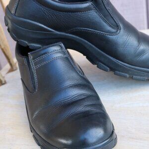 Lands' End All Weather Mocs Casual Slip-On Shoes Men's Black